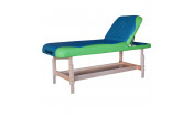 Массажный стационарный стол Dfc Nirvana, Superior2, дерев. ножки, 2 секции, цвет бирюз.с зелен. Массажный стационарный стол Dfc Nirvana, Superior2, дерев. ножки, 2 секции, цвет бирюз.с зелен.